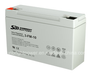 6V10ah Rechargeable Deep Cycle Scooter VRLA Battery